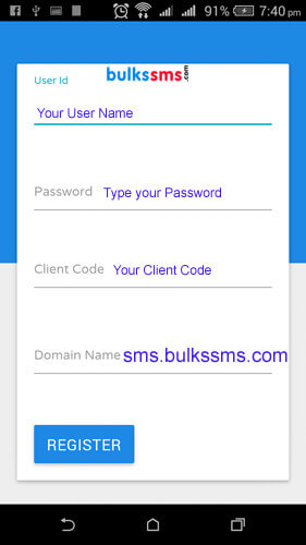 bulk sms app login